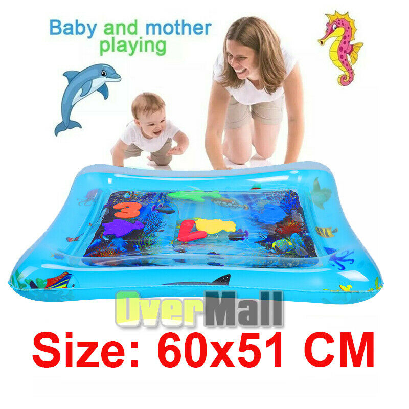Inflatable Baby Water Mat Novelty Play For Kids Children Infants Funny 60*51cm
