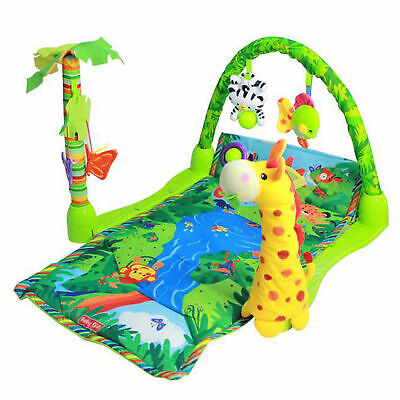 Baby Gift Rainforest Musical Baby Activity Play Gym Toy Soft Mat